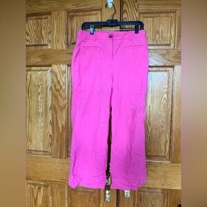 Talbots - Bright Pink Wide-Leg Pants